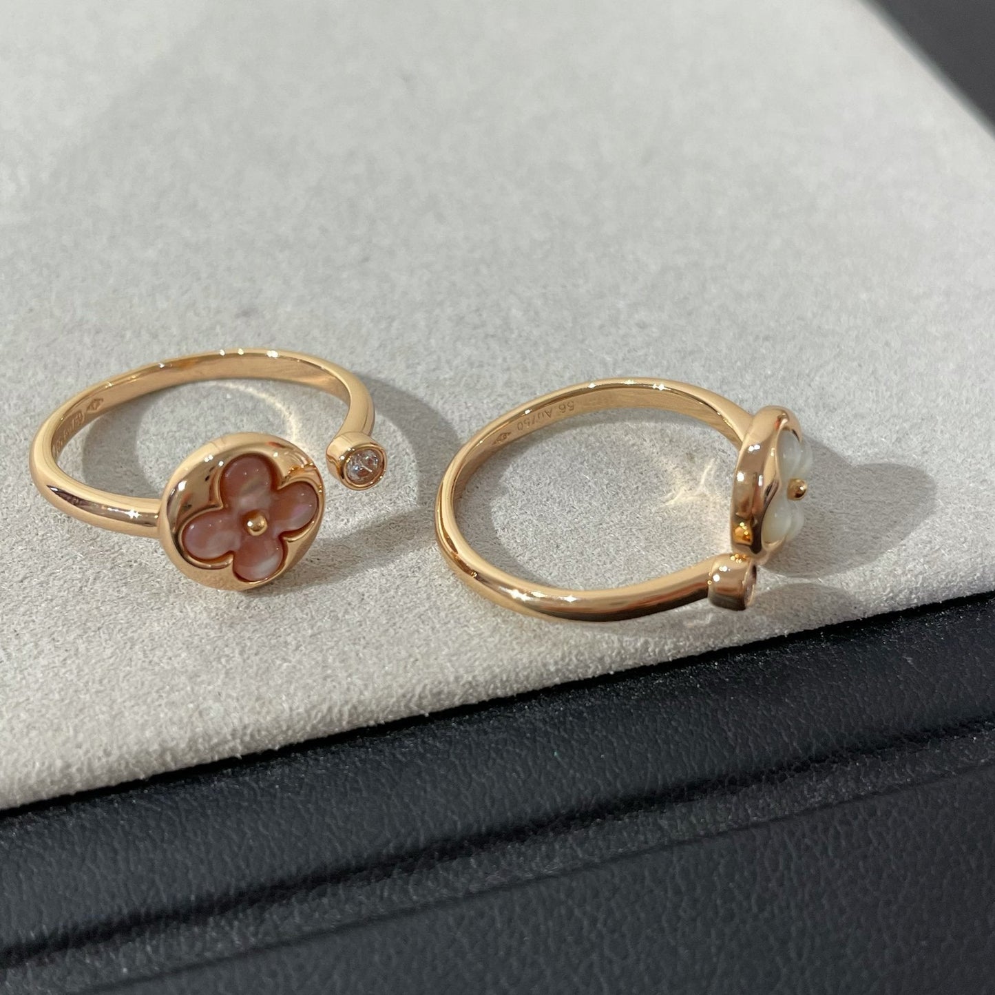 [Auream]SUN 1 DIAMOND PINK MOP RING