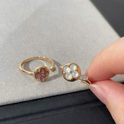 [Auream]SUN 1 DIAMOND PINK MOP RING