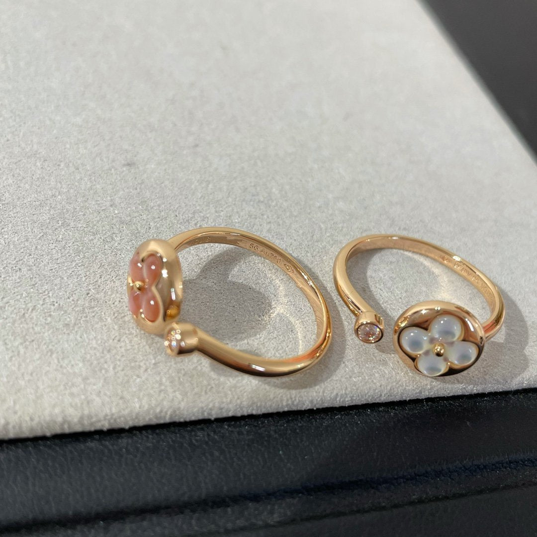 [Auream]SUN 1 DIAMOND PINK MOP RING