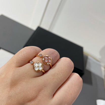 [Auream]SUN 1 DIAMOND PINK MOP RING