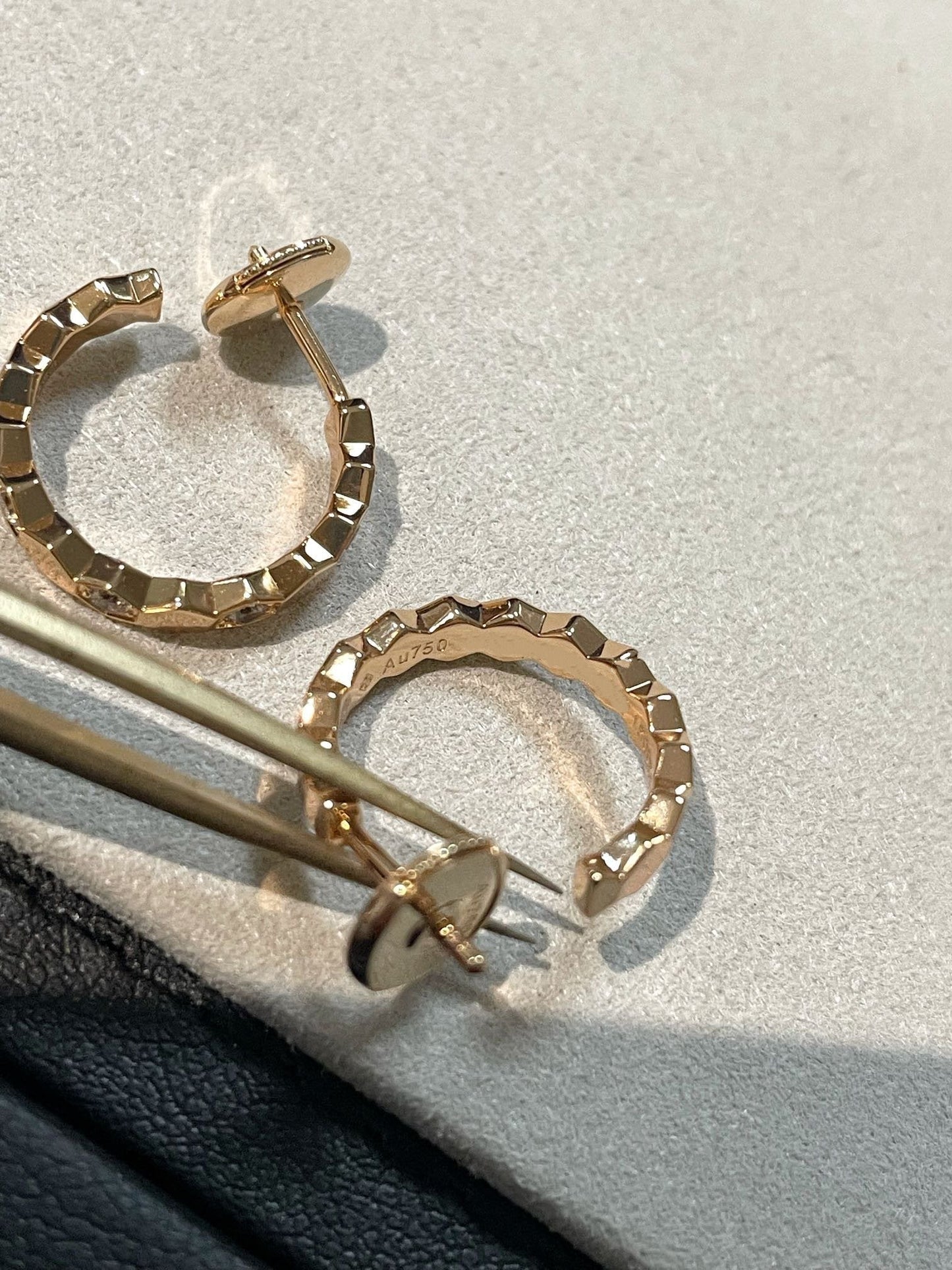 [Auream]Hollow Design Four-Leaf Clover Flower Shape Ring