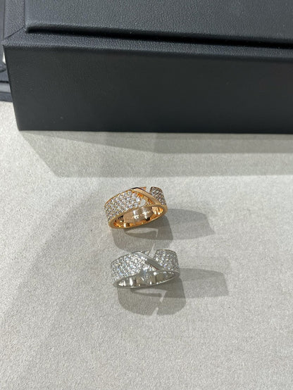 [Auream]LIENS EVIDENCE  DIAMOND PAVED RING