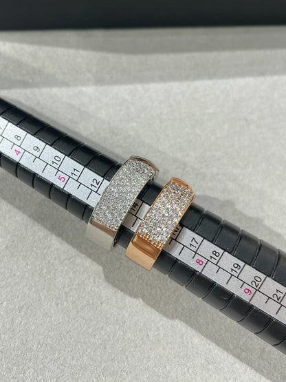 [Auream]LIENS EVIDENCE  DIAMOND PAVED RING