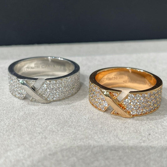[Auream]LIENS EVIDENCE  DIAMOND PAVED RING