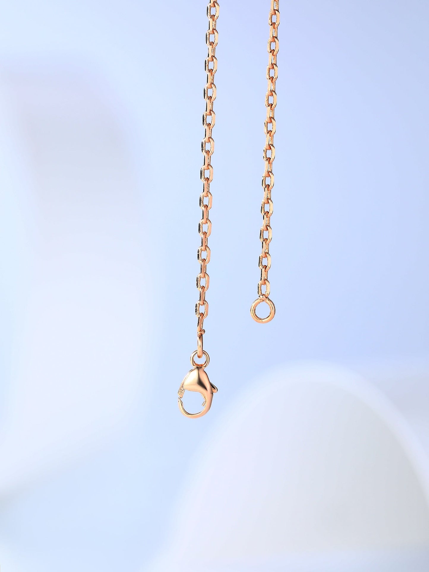 [Auream]H CAGE PINK GOLD NECKLACE