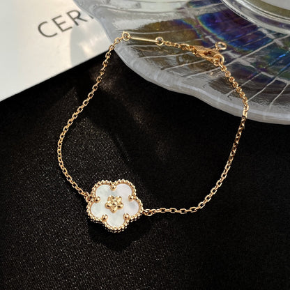 [Auream]LUCKY SPRING ROSE GOLD MOP BRACELET