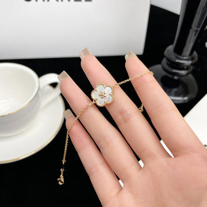 [Auream]LUCKY SPRING ROSE GOLD MOP BRACELET