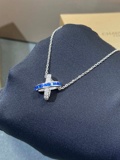 [Auream]LIENS DIAMOND SILVER NECKLACE