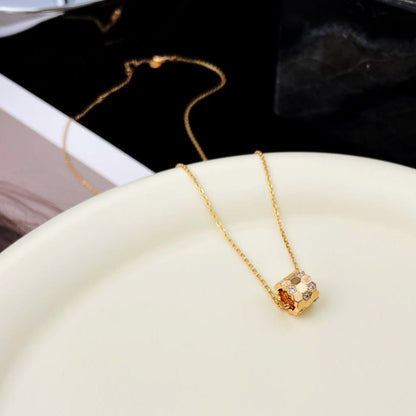 [Auream]BEE MINI PEDANT DIAMOND NECKLACE
