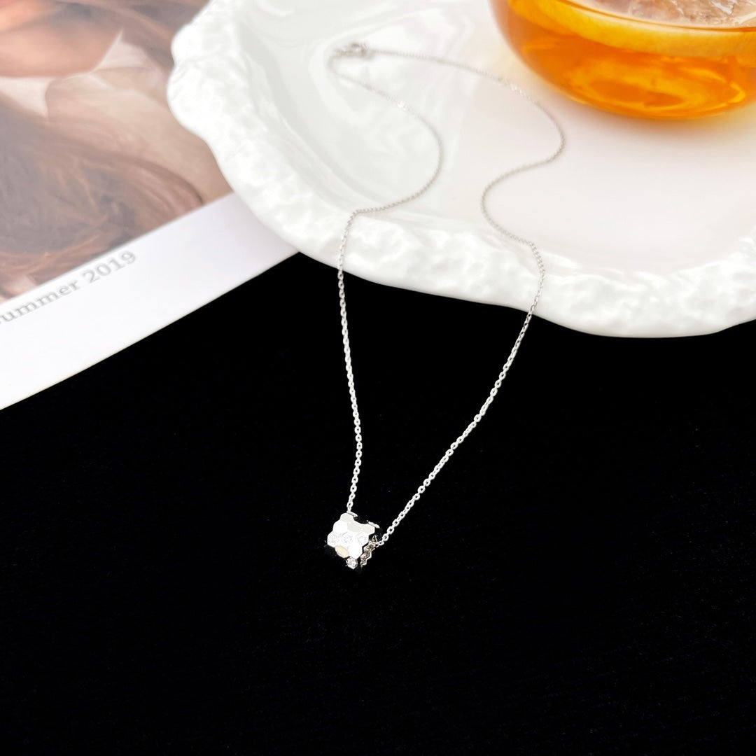 [Auream]BEE MINI PEDANT DIAMOND NECKLACE