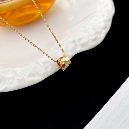 [Auream]BEE MINI PEDANT DIAMOND NECKLACE
