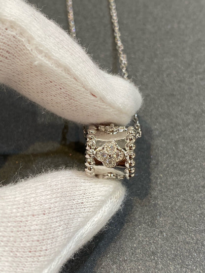 [Auream]PERLEE PEDANT SIVLER DIAMOND NECKLACE