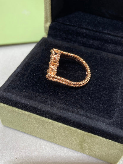 [Auream]CLOVER RIVERSIBLE ROSE GOLD RING