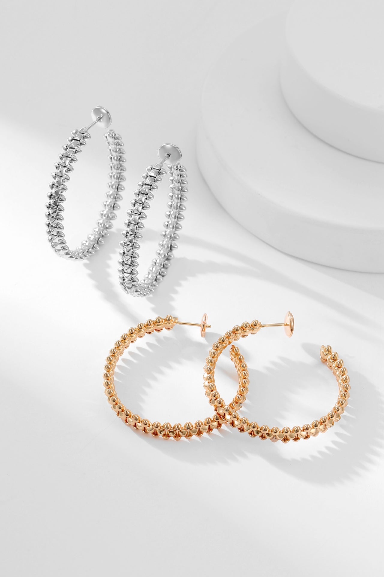 [Auream]CLASH HOOP EARRINGS