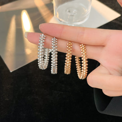 [Auream]CLASH HOOP EARRINGS
