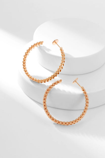 [Auream]CLASH HOOP EARRINGS