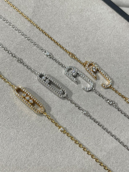 [Auream]BABY MOVE DIAMOND BRACELET