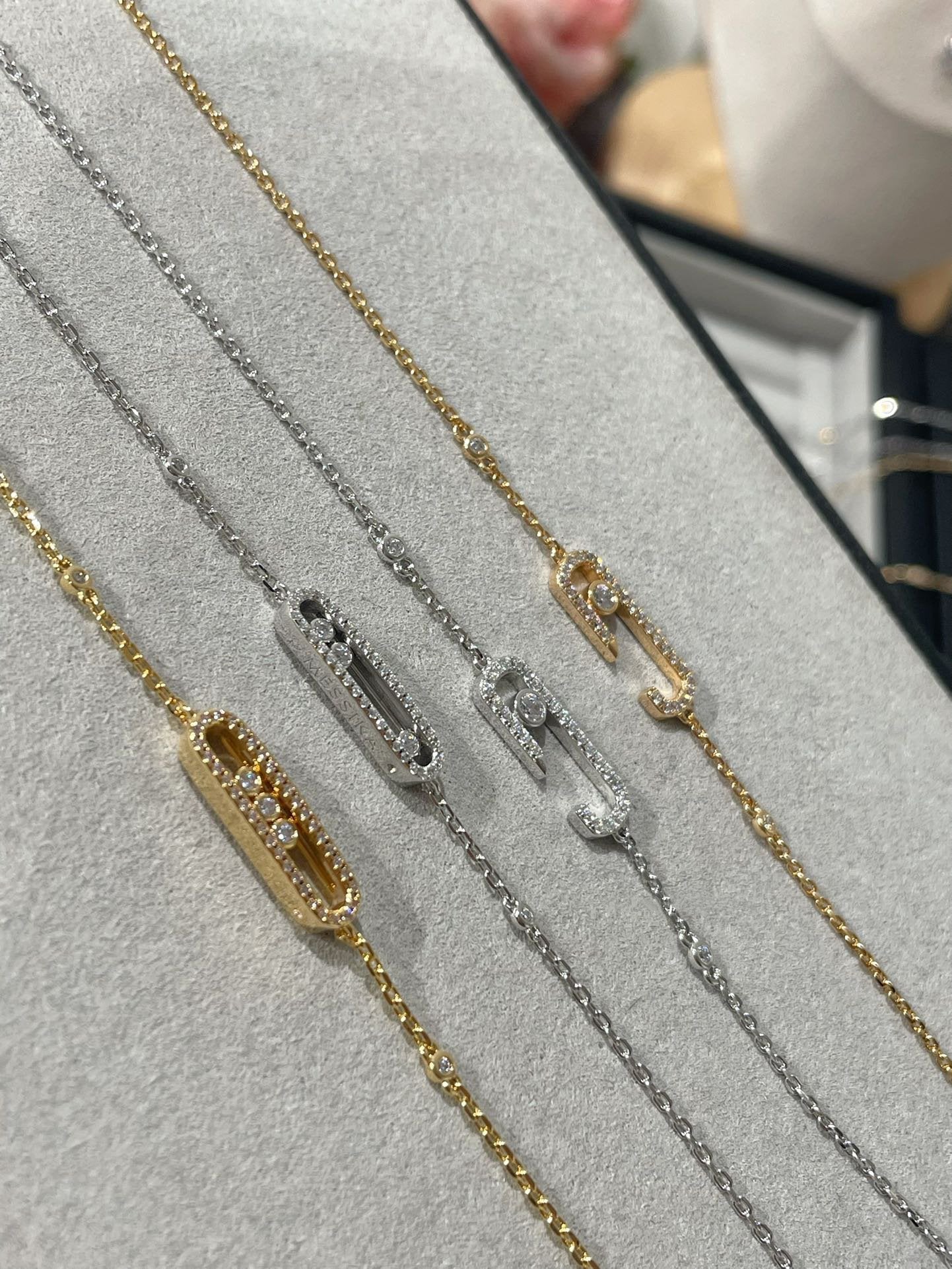 [Auream]BABY MOVE DIAMOND BRACELET