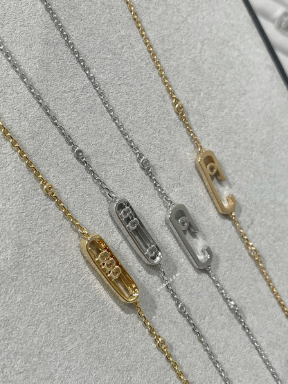 [Auream]BABY MOVE DIAMOND BRACELET