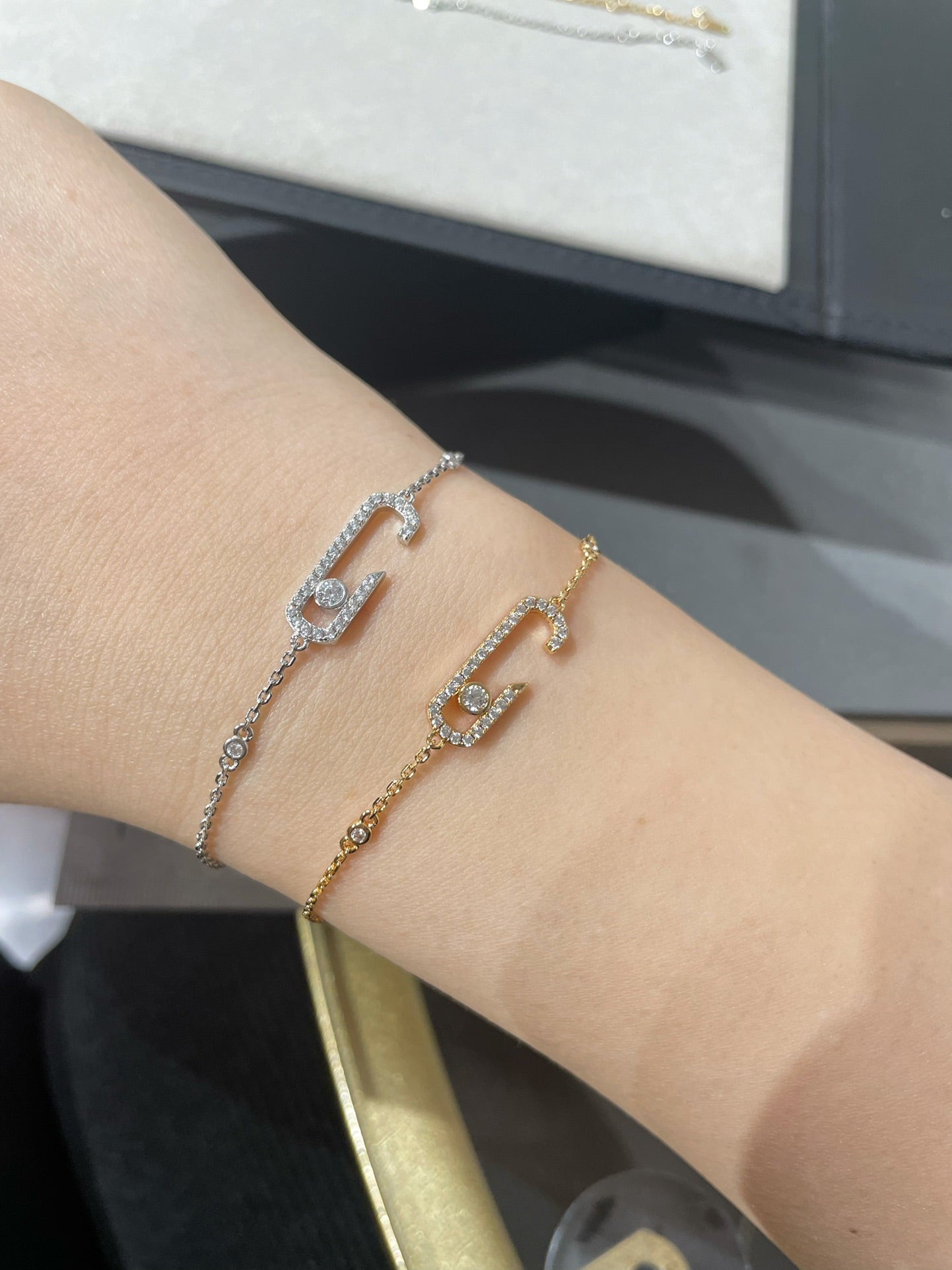 [Auream]BABY MOVE DIAMOND BRACELET