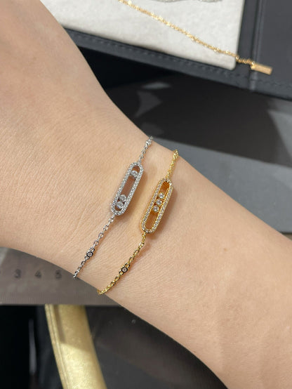 [Auream]BABY MOVE DIAMOND BRACELET