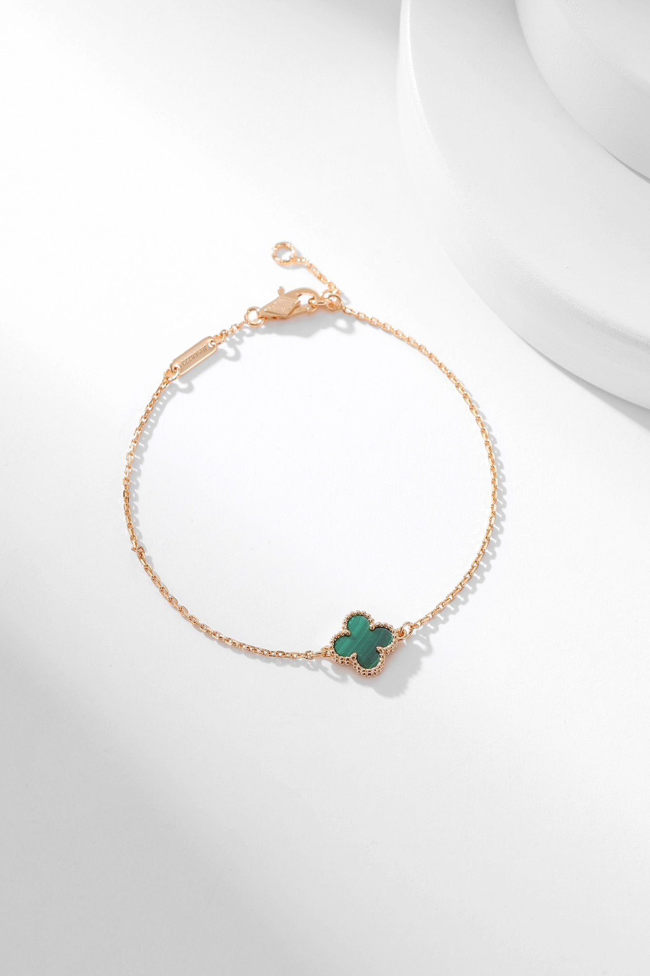 [Auream]CLOVER BRACELET MALACHITE 1 MOTIF