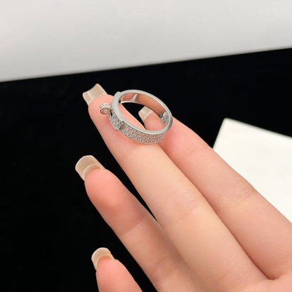 [Auream]KELLY SILVER DIAMOND RING