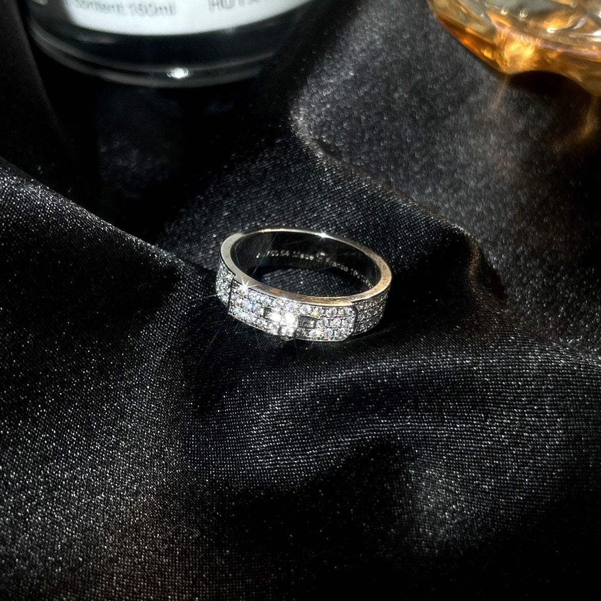 [Auream]KELLY SILVER DIAMOND RING