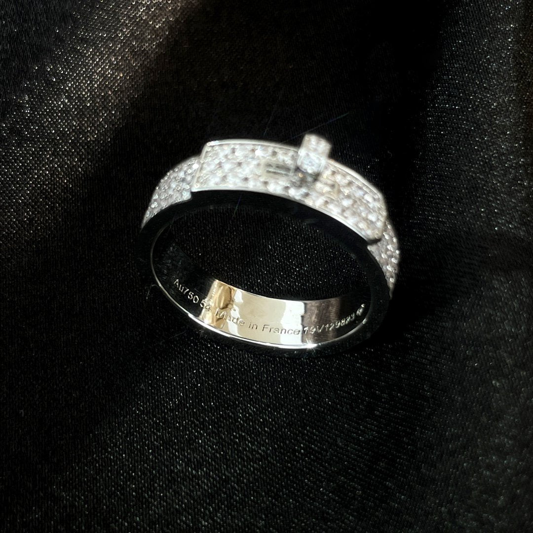 [Auream]KELLY SILVER DIAMOND RING