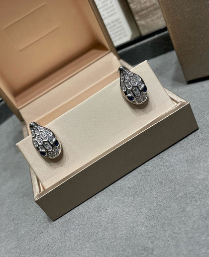 [Auream]SERPENT DIAMOND STUD EARRINGS