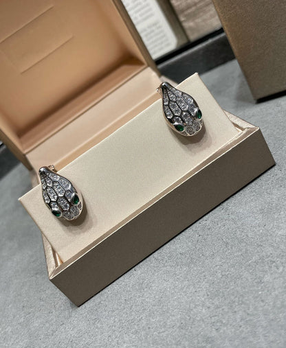 [Auream]SERPENT DIAMOND STUD EARRINGS