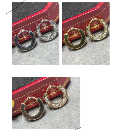 [Auream]LOVE DIAMOND EARRINGS
