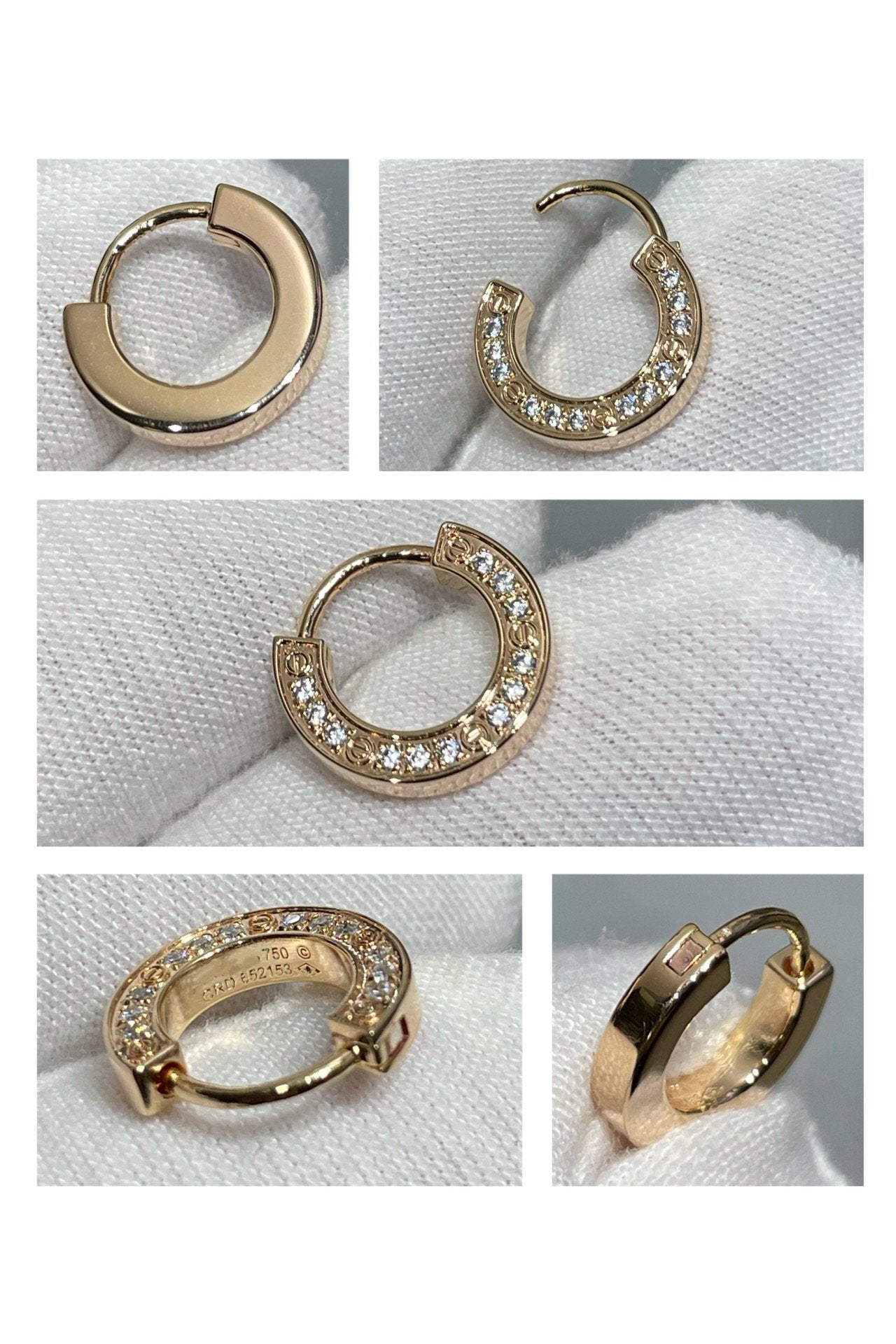 [Auream]LOVE DIAMOND EARRINGS