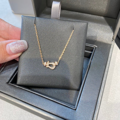 [Auream]FORCE 10 DIAMOND PINK GOLD NECKLACE MINI MODEL