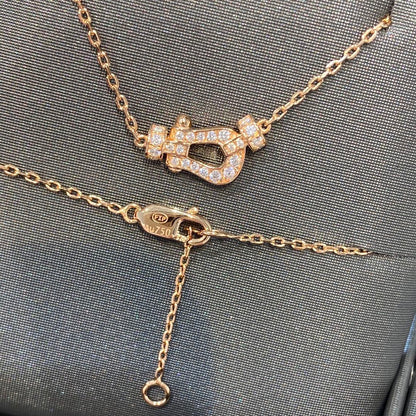 [Auream]FORCE 10 DIAMOND PINK GOLD NECKLACE MINI MODEL