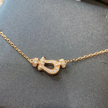 [Auream]FORCE 10 DIAMOND PINK GOLD NECKLACE MINI MODEL