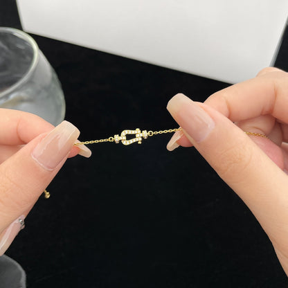 [Auream]FORCE 10 FULL DIAMOND BUCKLE CHAIN LINK MINI MODEL