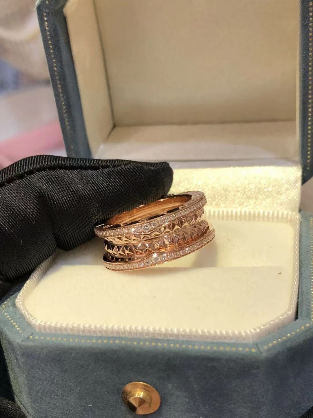 [Auream]ZERO 1 ROCK DIAMOND PINK GOLD
