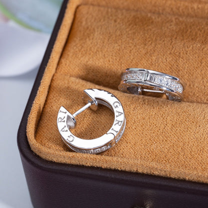 [Auream]ZERO 1 MINI SILVER DIAMOND EARRINGS