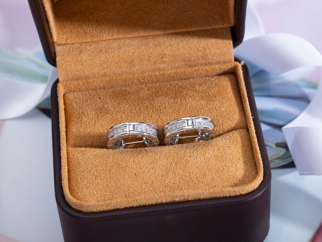[Auream]ZERO 1 MINI SILVER DIAMOND EARRINGS