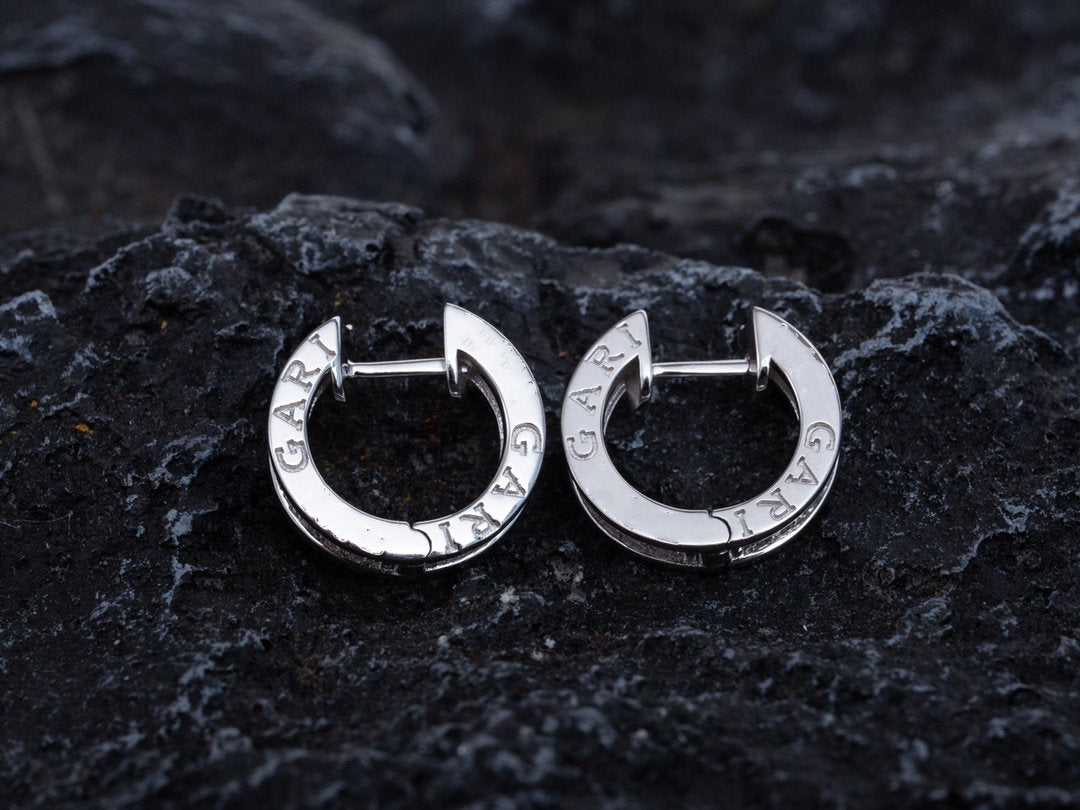 [Auream]ZERO 1 MINI SILVER DIAMOND EARRINGS
