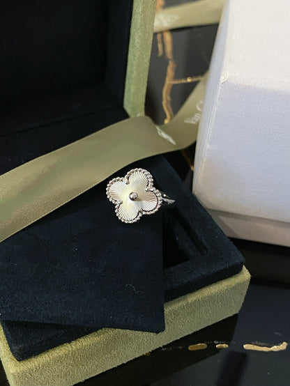[Auream]CLOVER SILVER RING