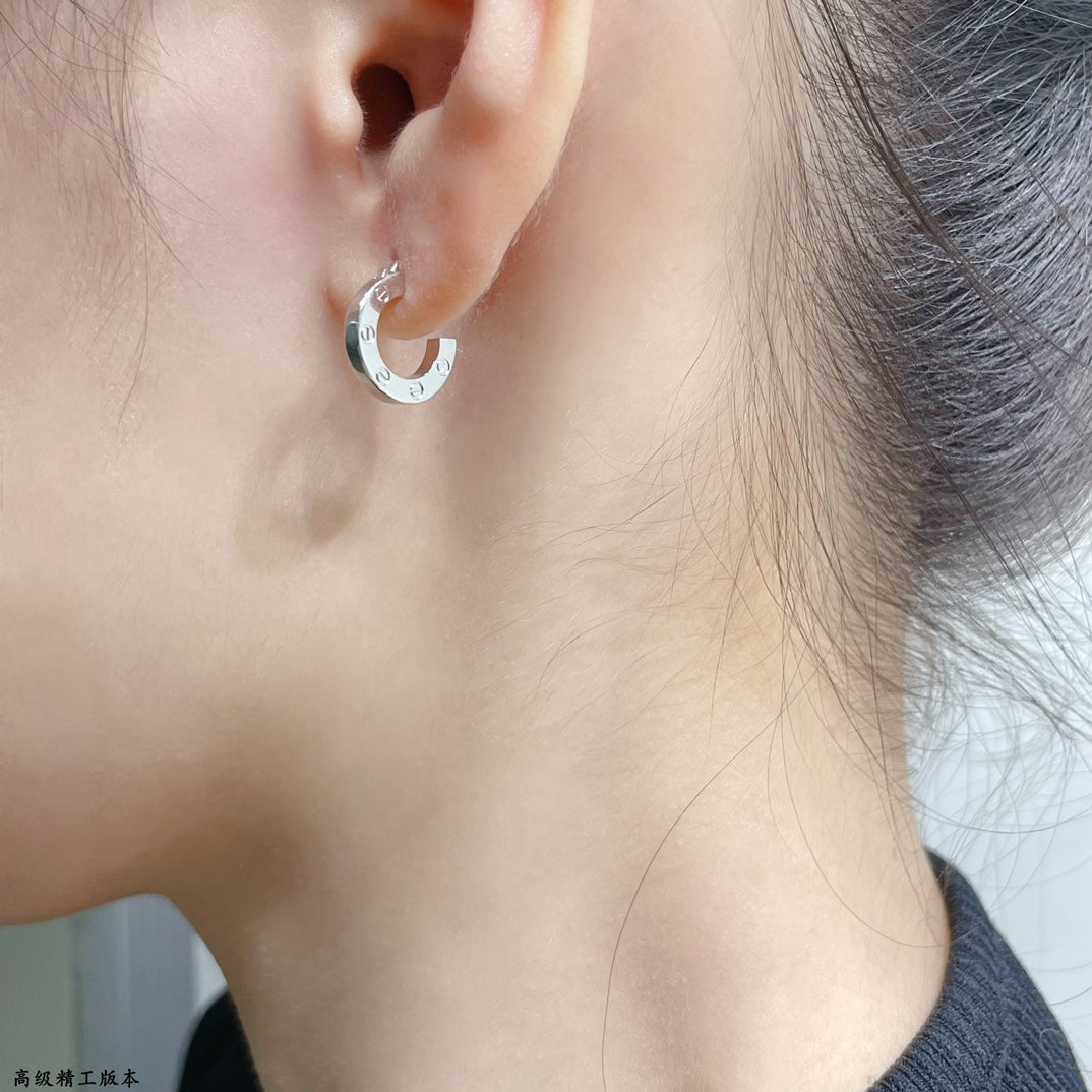 [Auream]LOVE MINI EARRINGS