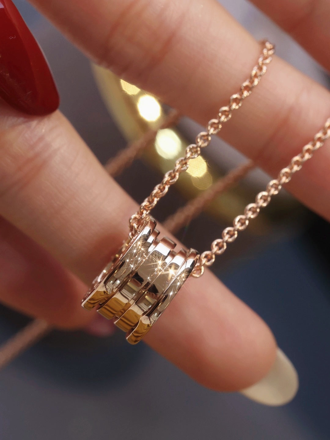 [Auream]ZERO 1 PINK GOLD NECKLACE