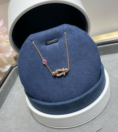 [Auream]FORCE 10 DIAMOND CHAIN LINK PINK GOLD BRACELET