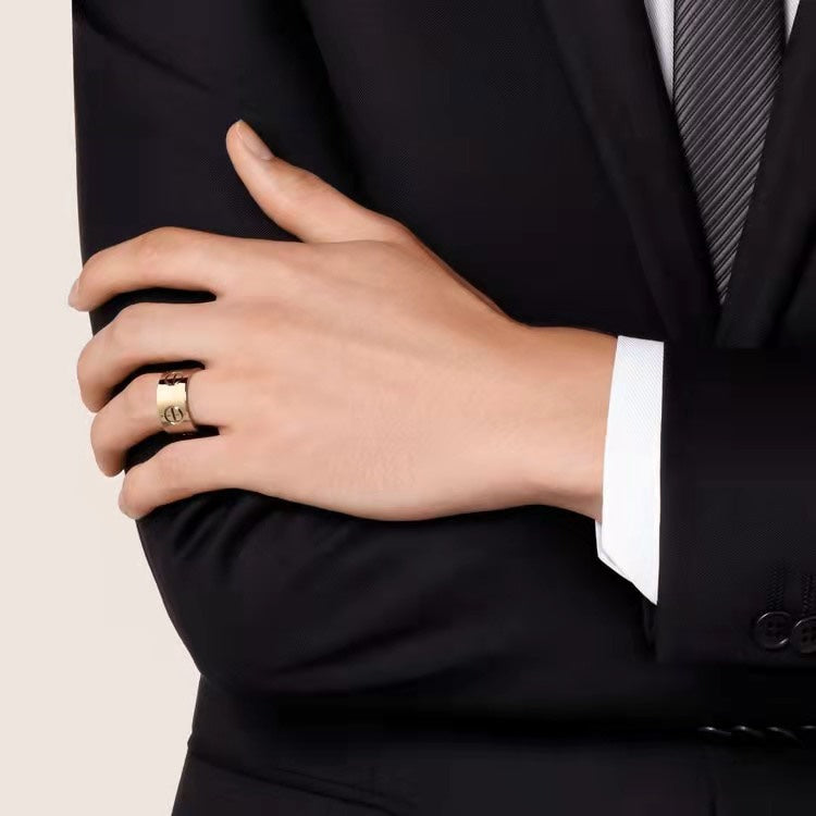 [Auream]LOVE 11MM LARGE RING