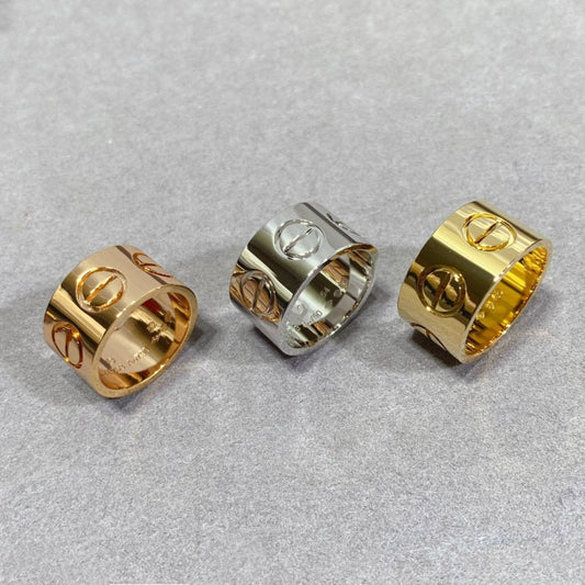 [Auream]LOVE 11MM LARGE RING