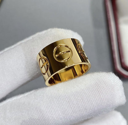 [Auream]LOVE 11MM LARGE RING