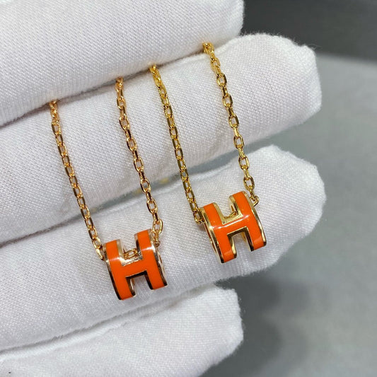 [Auream]MINI POP H NECKLACE