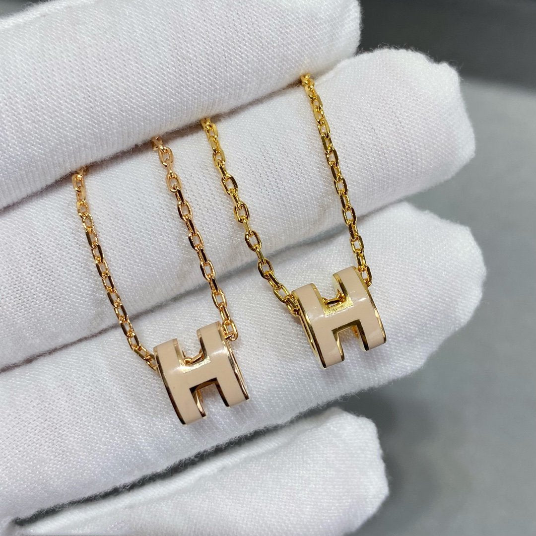 [Auream]MINI POP H NECKLACE